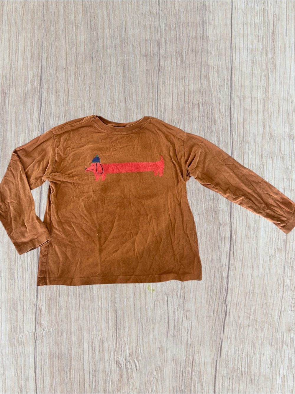 6/7 Hanna Andersson Dachshund Long Sleeved Tee